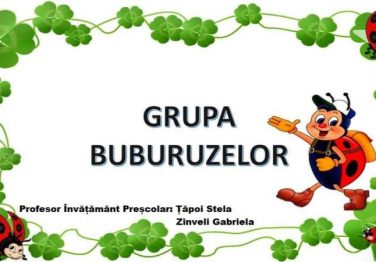 Protejat: Planificare Grupa mare ,,Buburuzele”